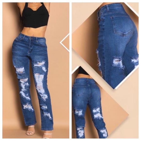 28 Fabulous Distressed Best Fitting Jeans - Picture 2 of 2